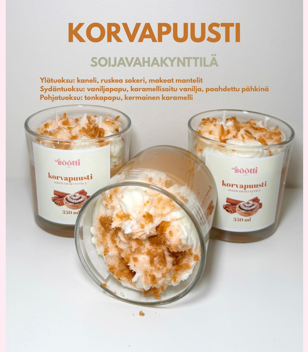 Korvapuusti-kynttilä
