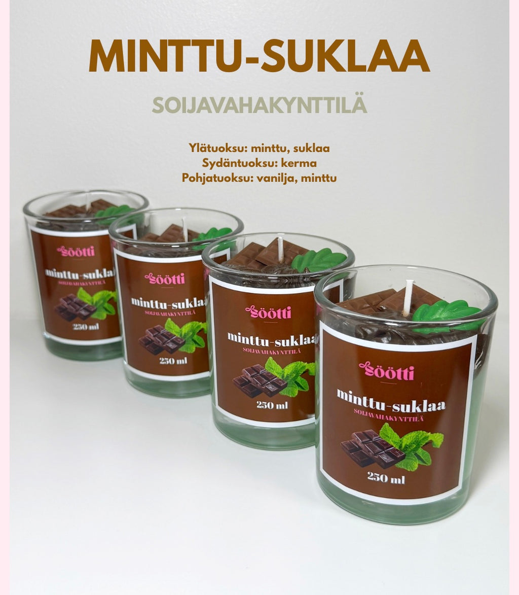 Minttusuklaa-kynttilä